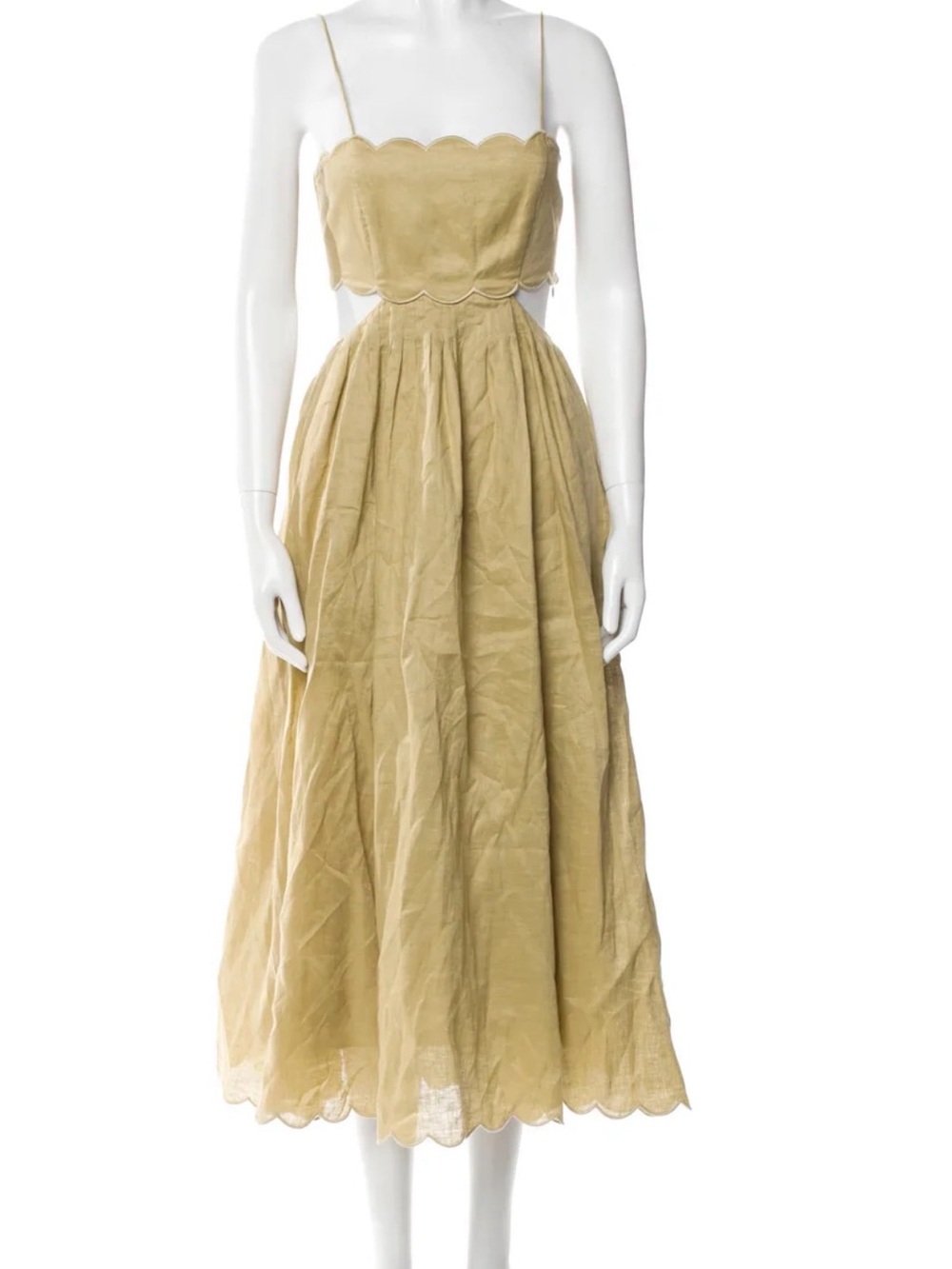 Zimmermann Jude Scallop Midi Dress